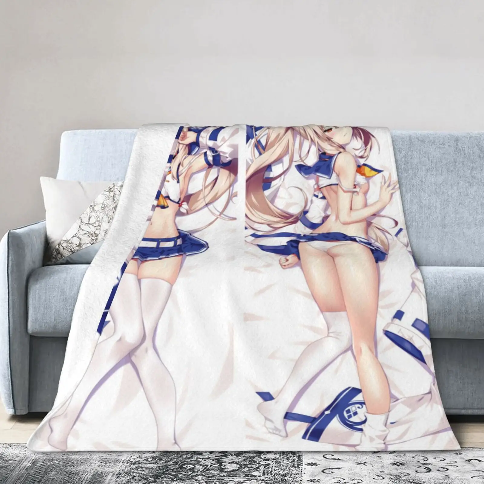 

Azur Lane Blanket Breathable Flannel Winter Super Warm Bed Blanket Travel Bedding