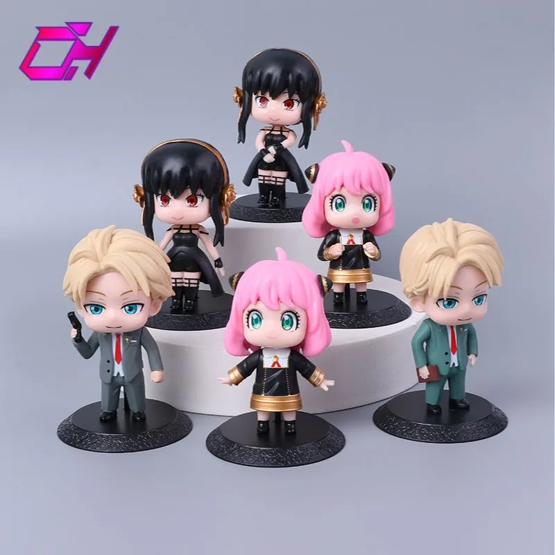 

New Anime SPY×FAMILY Anya Forger 10CM Figure Yor Forger Figuine PVC Action Figure Toy Doll Pressure Twilight Cute Toys for boy