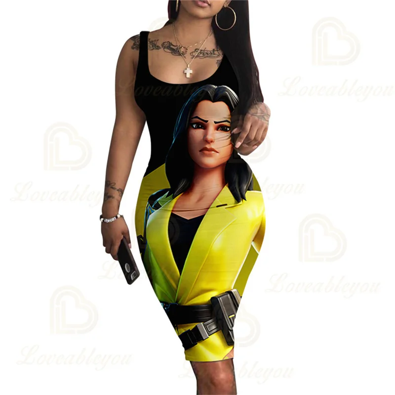 Платье-мини женское Облегающее с коротким рукавом и |