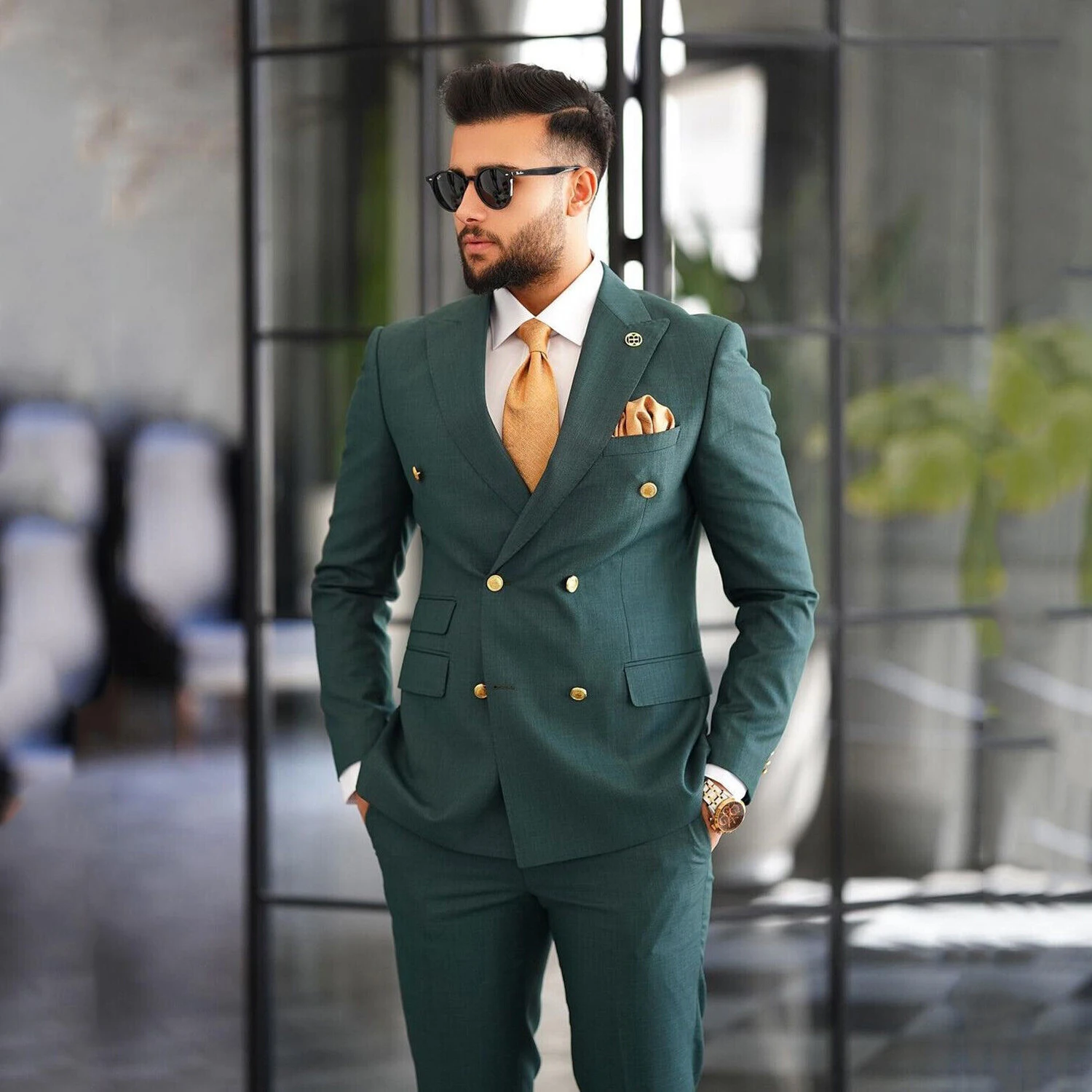 Мужской свадебный костюм из двух предметов