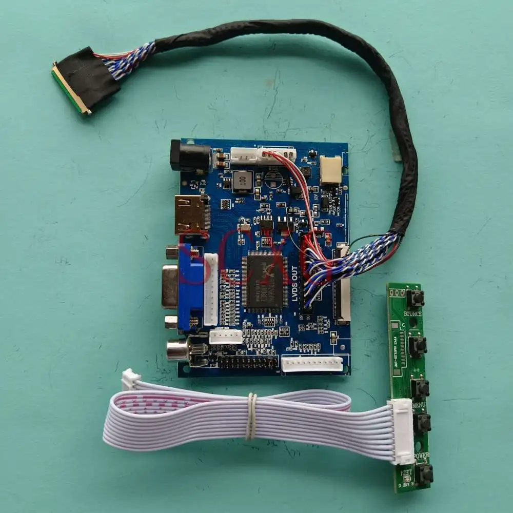 

LCD Display Controller Board Fit B116XW03 V0 2AV+VGA+HDMI-Compatible Notebook 11.6" LVDS 40 Pin 1366*768 DIY Kit