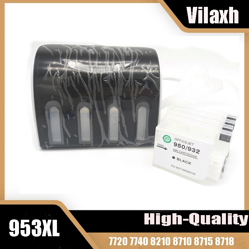 

Сменный блок vilaxh 953xl CISS для принтера HP 953 953xl 954 955 952 XL Officejet Pro 8715 8720 8725 8730 8740 8735
