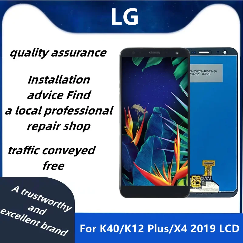 Оригинальный ЖК-дисплей для LG K40 K12 + K12 Plus X4 2019 X420EM X420HM X420N, ЖК-дисплей, сенсорный экран, дигитайзер с рамкой для LG K40 LCD