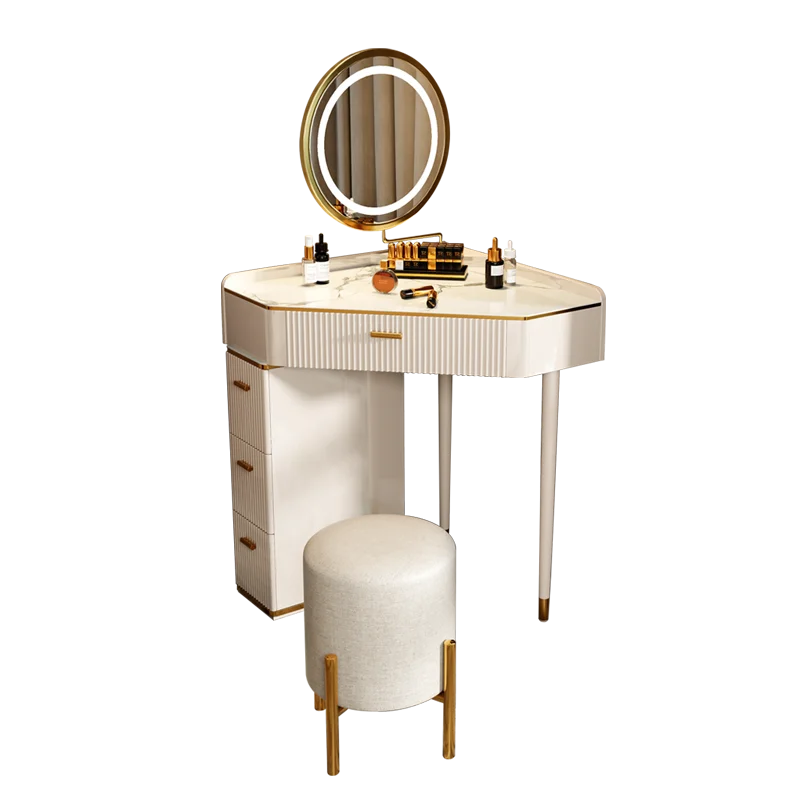 Угловой туалетный столик для главной спальни небольшой угловой прикроватный