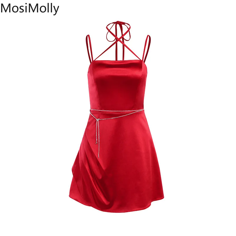 Платье на День святого Валентина красное вечерние нее женское мини-платье с