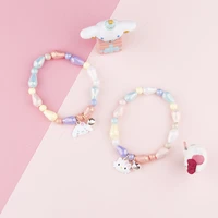 sanrio hello kitty kuromi cinnamoroll lena bell cute kawaii toys cartoon anime bells childrens student couple bracelet gift