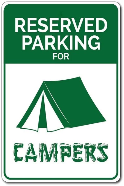 

Tin Sign Reserved Parking For Camper Metal Plaque Poster Shop Farm Home Camping Wall Decoration Retro Metal Plate 12*8 Inch