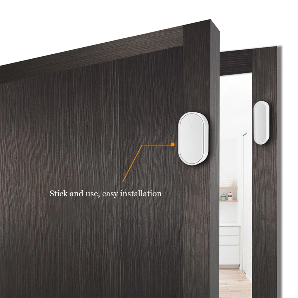 

Портативный дверной мини-датчик 2/3/5 беспроводной датчик тревоги, легкая сигнализация, напоминание, умная система сигнализации, легкая установка