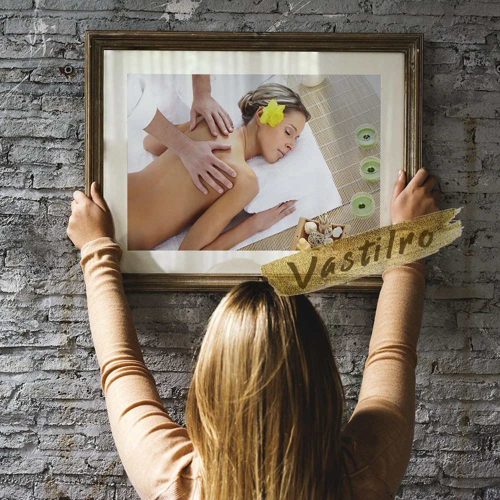 

Beauty Salon Advertising Female Model Photography Illustration Poster Aromatherapy Plant Oil Massage SPA Wall Picture Home Decor