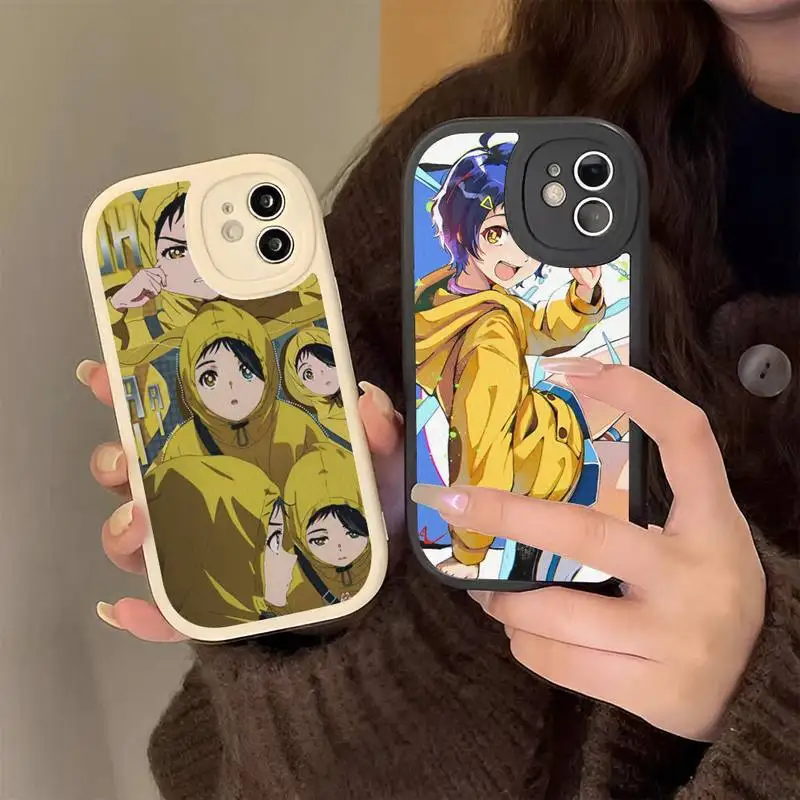 

Wonder Egg Priority Phone Case Hard Leather Phone Case for iPhone 13 12 Mini 11 14 Pro Max Xs X Xr 7 8 Plus 6 6s Se 2022 Cover