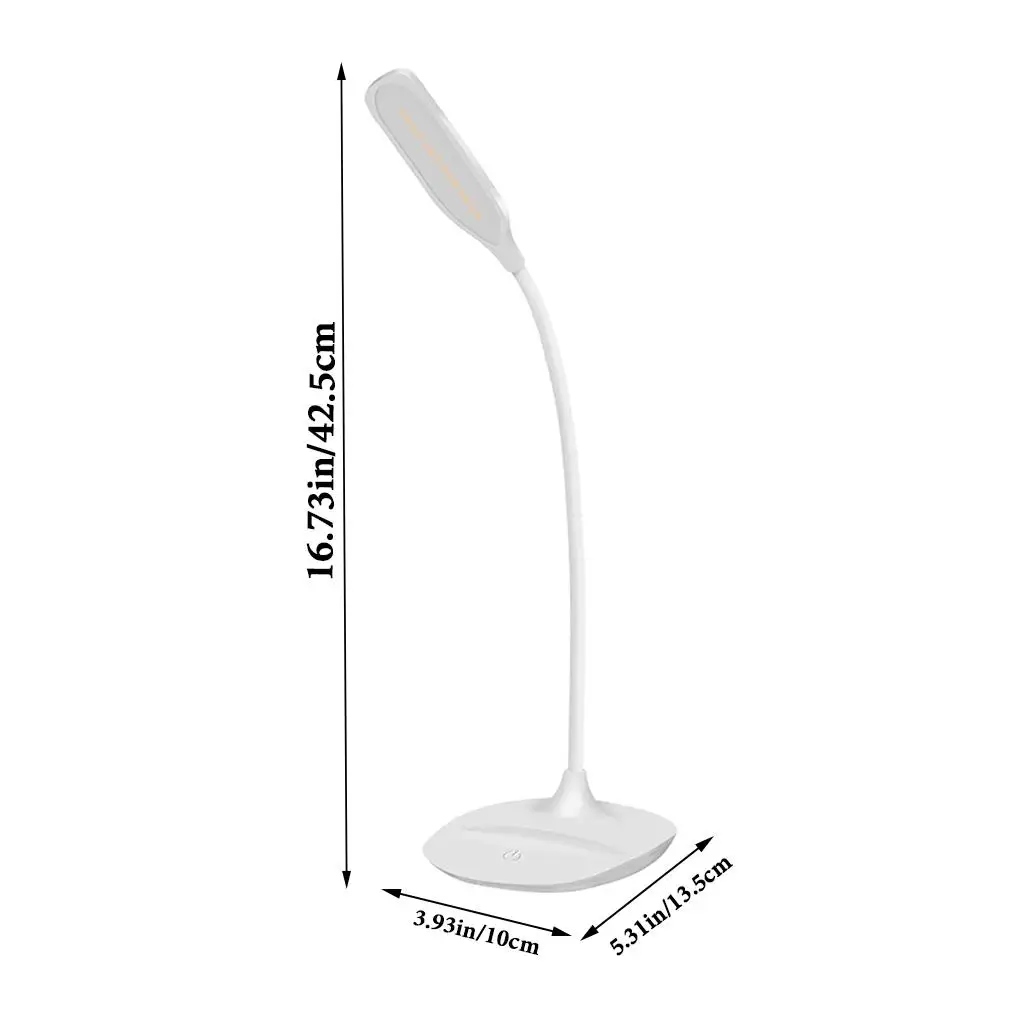 

LED Table Lamp 3 Mode Setting Portable Adjustable Reading Light Touch Control Night Light for Bedroom