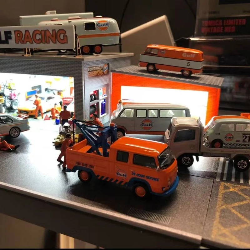Greenlight 1: 64 1970 Volkswagen пикап с двойной кабиной и крючком - Gulf Oil premium Gulf бензин Коллекция моделей автомобилей (art.: 3920cdcfec65b) - 3920cdcfec65b