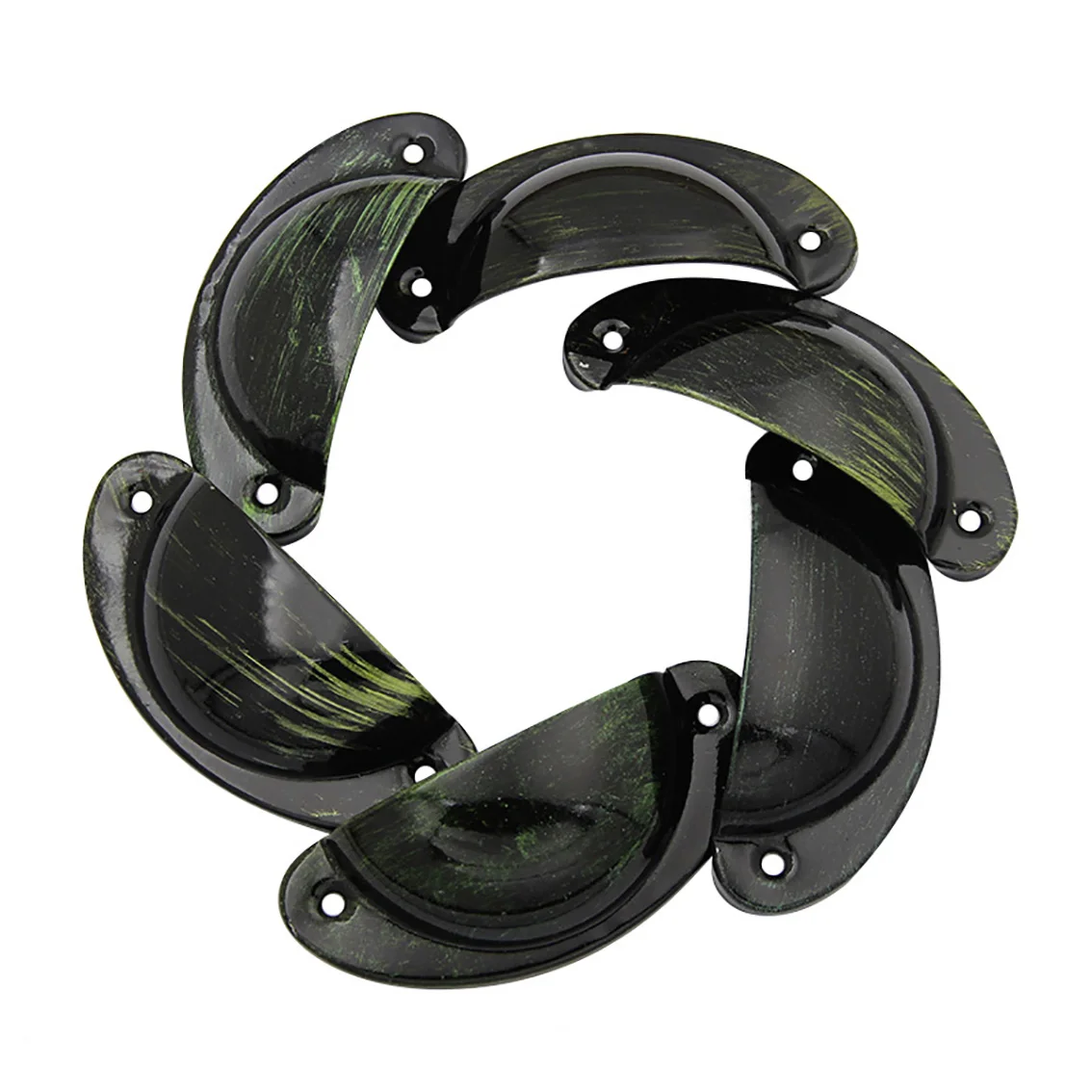 

6Pcs European Retro Handle 81*32mm Classical Iron Handle Drawer Cabinet Door Handle Furniture Hardware Accessories