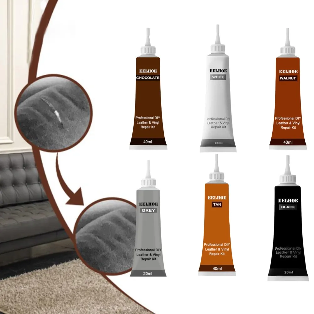 

40/20ml Repair Gel Car Seat Home Leather Complementary Repair Color Repair Refurbishing Cream Paste Leather Cleaner