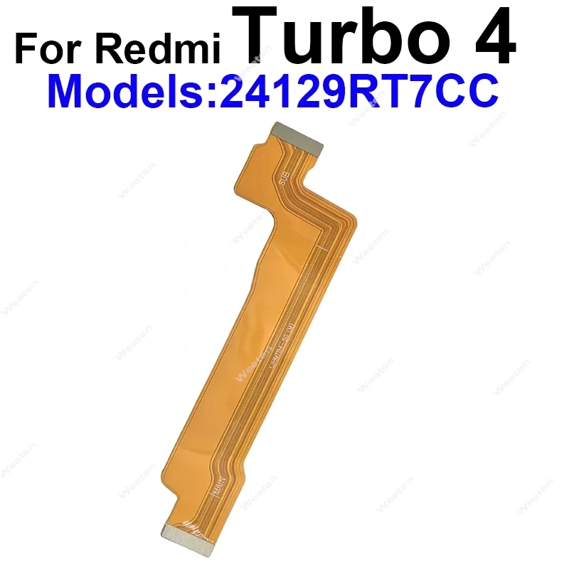 Гибкая лента для материнской платы для Xiaomi Redmi Note 13 13R 14 Pro+ Plus Turbo 3 Turbo 4 Pro 4G 5G, запасные части для гибкого ЖК-кабеля (art.: 3920d0facdba8) - 3920d0facdba8