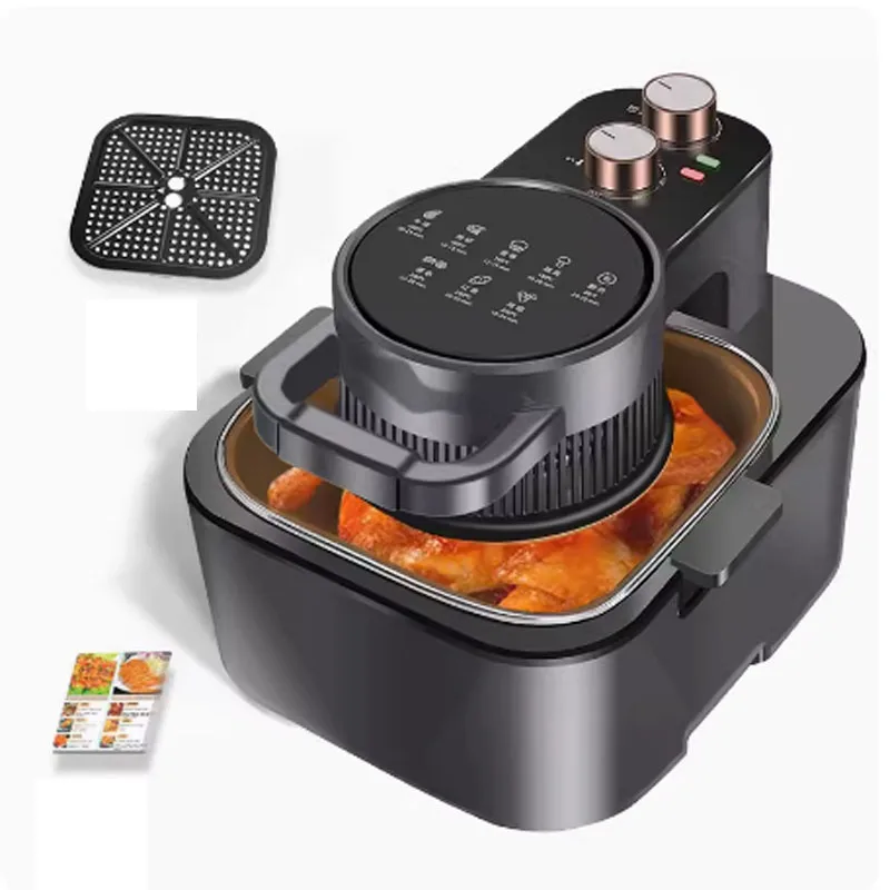 Новинка визуальная фритюрница домашняя умная большая емкость 9 л автоматическая