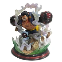 one piece gk anime figurine model gear 4 monkey d luffy action figure 24cm height statue collection toy doll figma