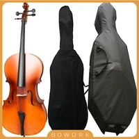 44 34 12 14 18 size acoustic cello brillant cello wcarry strap bag bridge brazilwood bow wheeled protecting case set