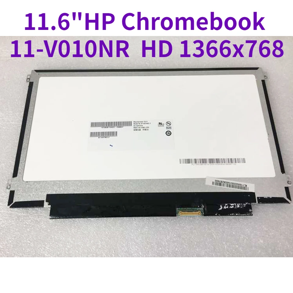 

11.6" LCD LED Display Screen New HD 1366x768 For HP Chromebook 11-V010NR