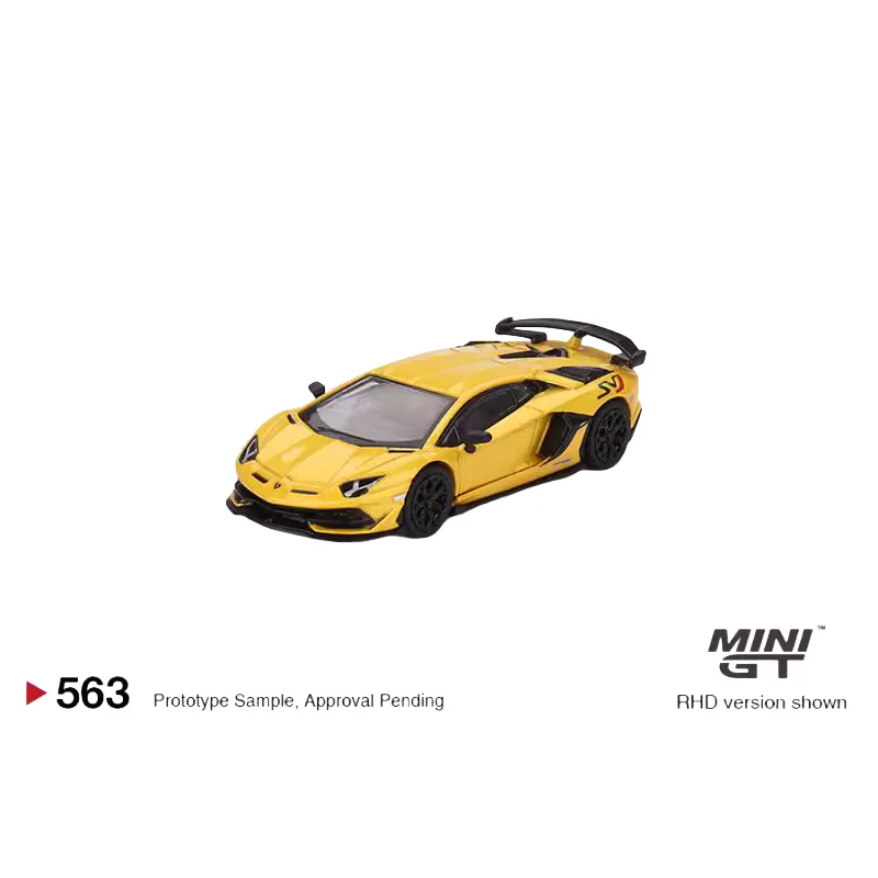 Модель автомобиля Lamborghini Aventador SVJ MINI GT 1:64 игрушки для мальчиков коллекция деталей