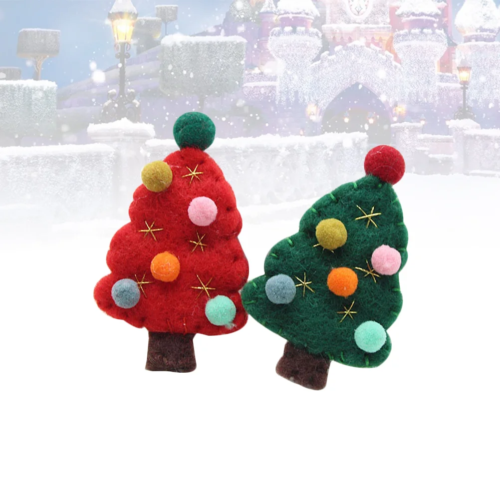 

Christmas Brooch Tree Brooches Felt Party Pin Set Kids Clothes Diyadults Craftsfashion Patch Universal Filler Holiday Gifts