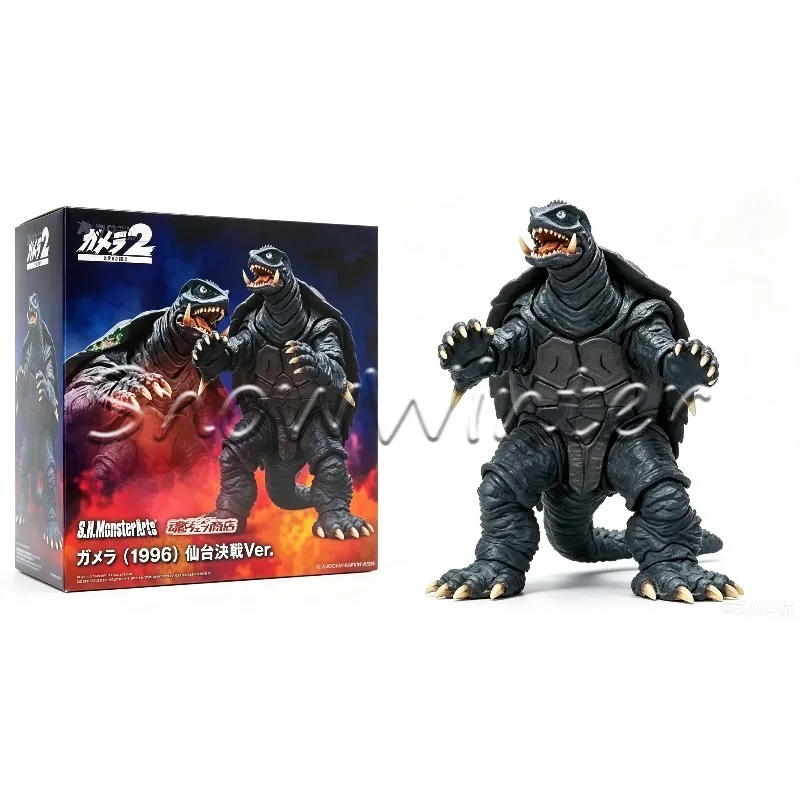 Фото В наличии: BANDAI S.H.MonsterArts Out Print Gamela (1996) — коллекционная фигурка из аниме «Битва в Сендайе» для рождественских украшений №1