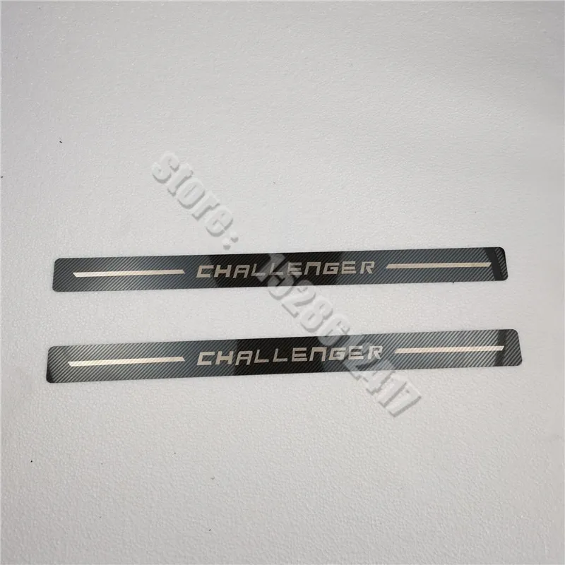 

For DODGE CHALLENGER 2009-2020 Door Sill Scuff Plate Cover Trim Stainless Steel Threshold Pedal Styling Protect Car Accessories