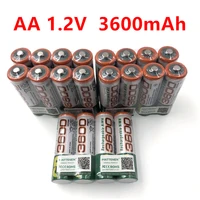 original 20pcs 100 new rechargeable aa 3600 aa ni mh 1 2 v 3600mah ni mh 2a battery for camera
