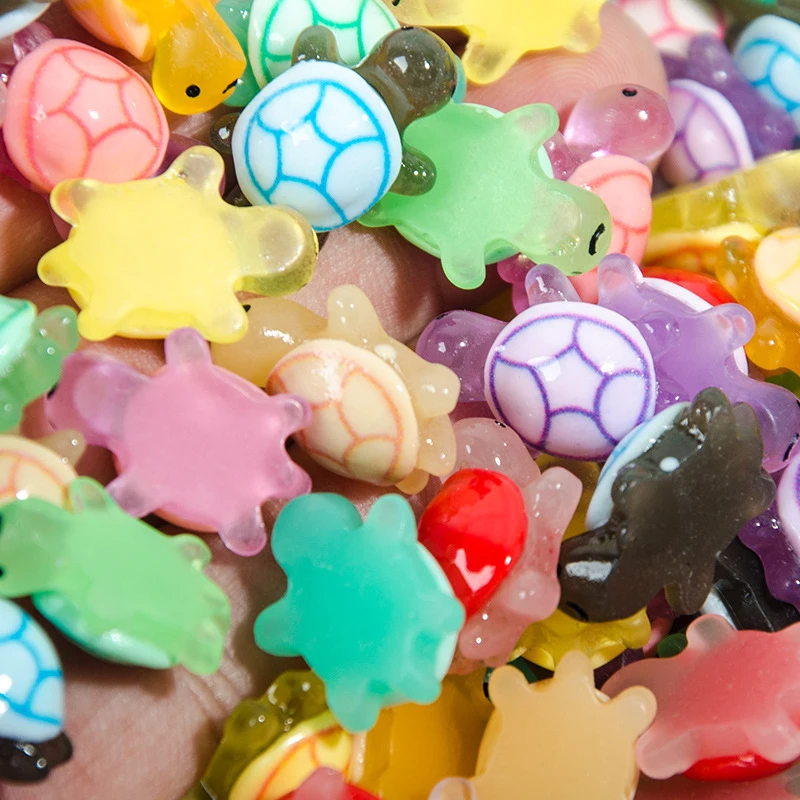 10 шт. мини светящаяся черепаха домашний декор ландшафтный дизайн изделия из