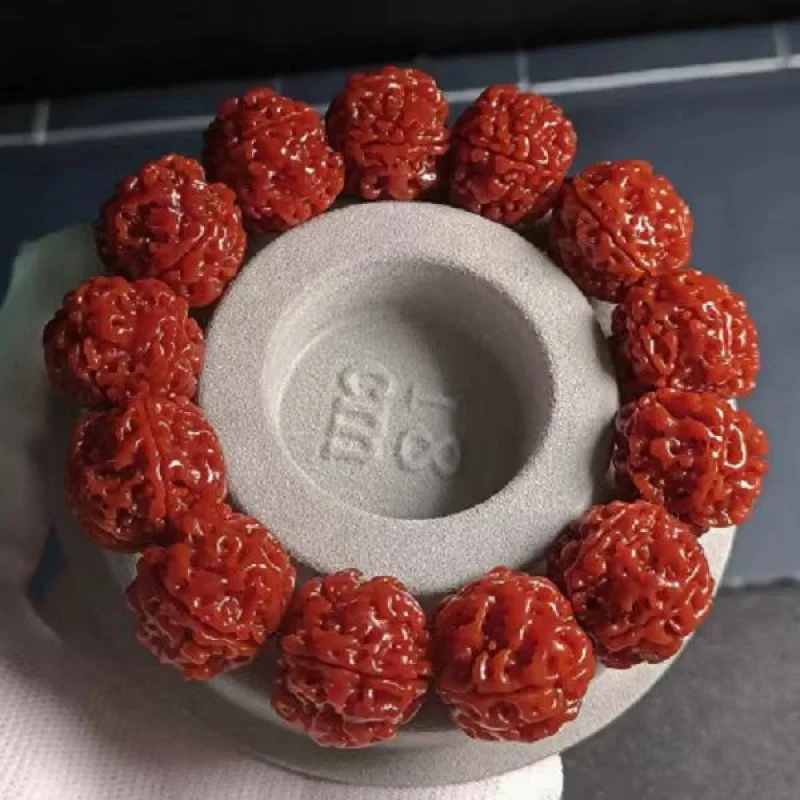 Натуральная машинная матовая патина полное мясо Nepal5Flap браслет Jingang Bodhi бусины