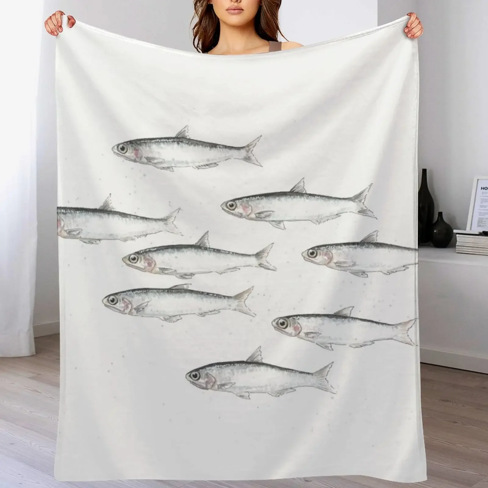 Детское мягкое одеяло Fish Collection