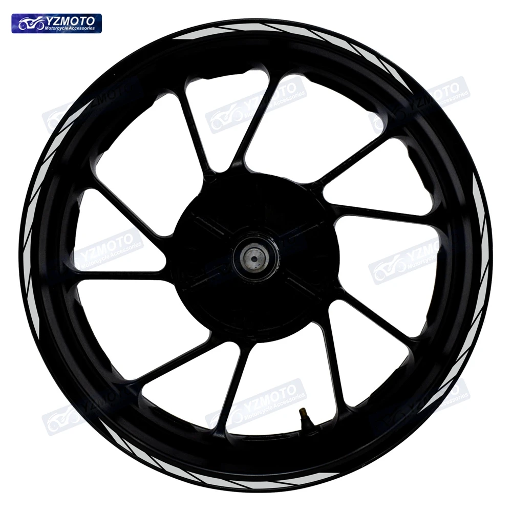 

Для GSX 600 650 750 1000 1300 мотоцикла, ступица переднего и заднего колеса, 17-дюймовая наклейка серии R, водостойкая светоотражающая наклейка на обод, наклейка