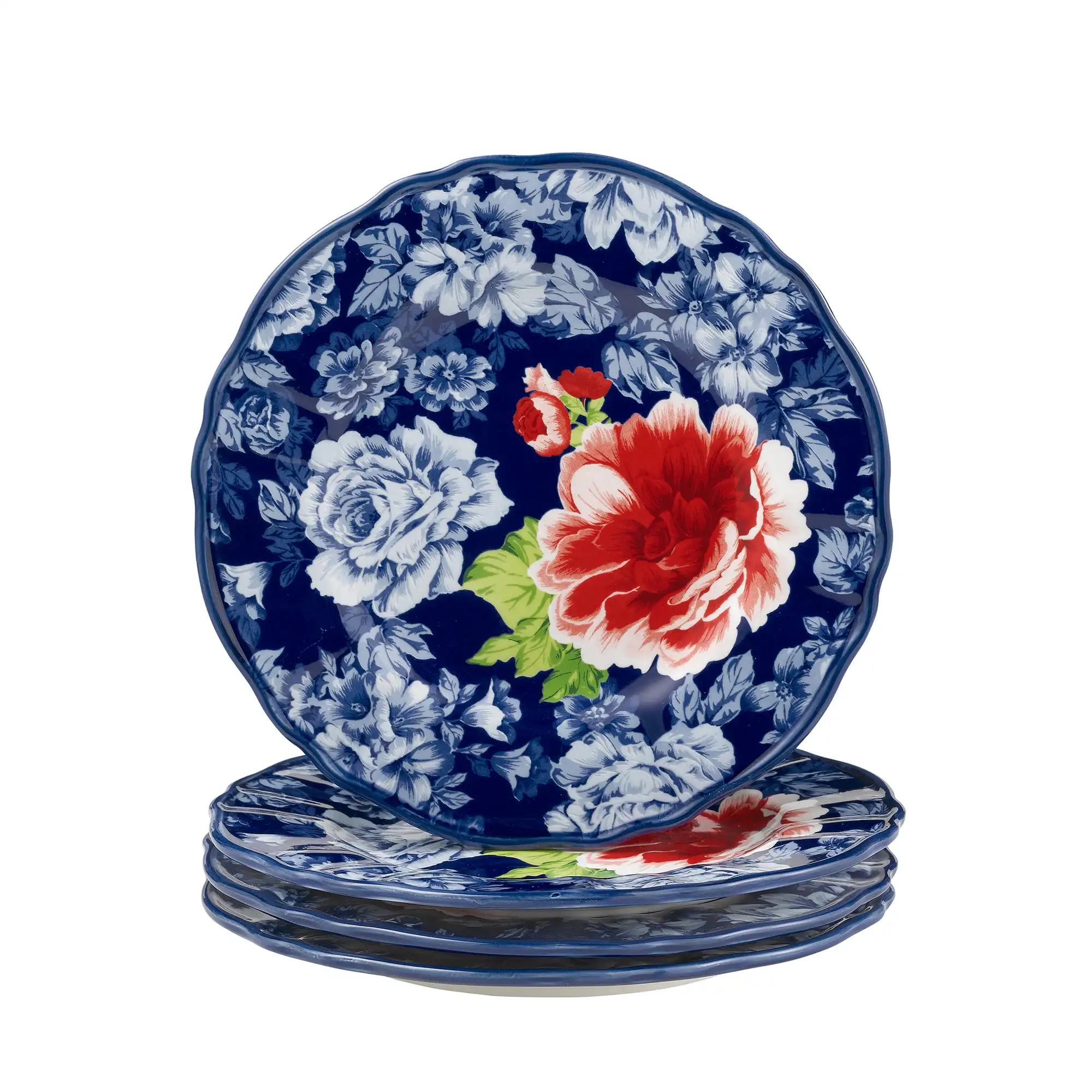 

Heritage Floral Salad Plates, Set of 4