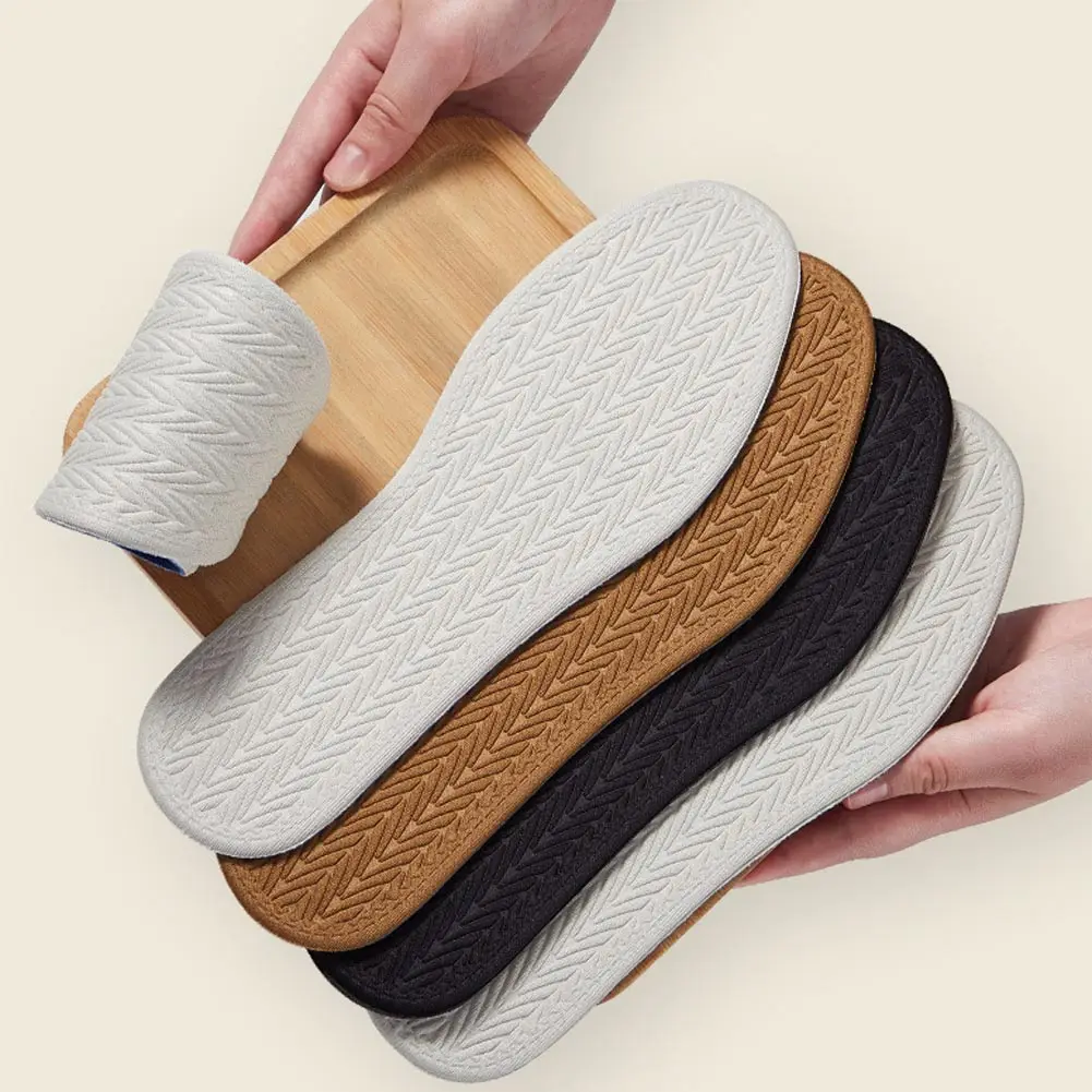 Insoles Feet Deodorant Breathable Soft Bottom Sole Men Women Shoe Insert Comfortable Sweat-Absorbing Thickening Pad