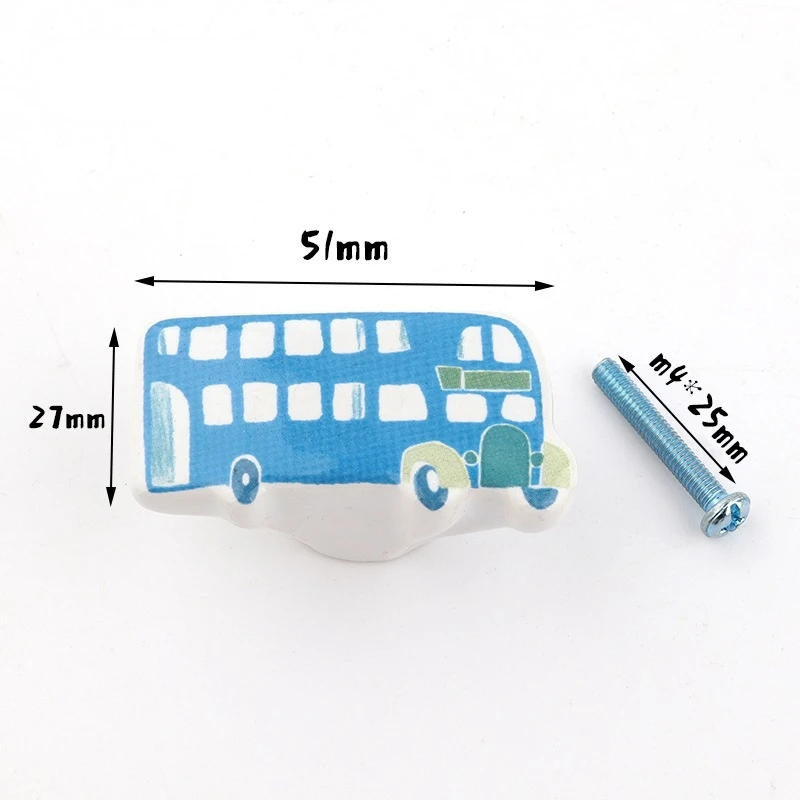 Детские керамические ручки MARUAT с мультяшными животными