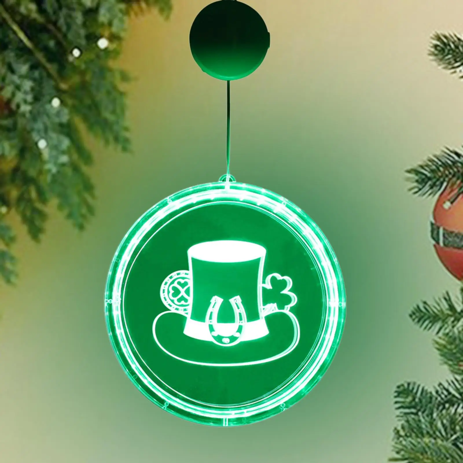 

ST Patrick Day Decorations Lights Wall Winter Ornament Lighted Clover Lights