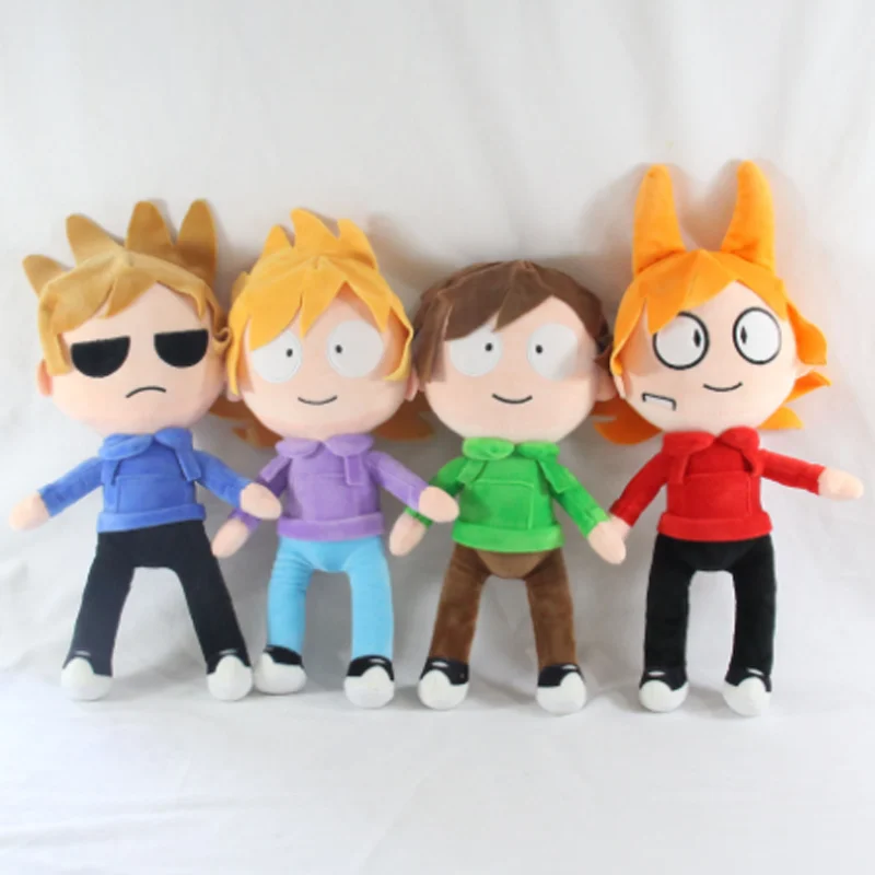 

4Pcs/Set New Creative Eddsworld Plush Doll Anime Peripheral Plush Toys Home Decoration Children's Holiday Gifts