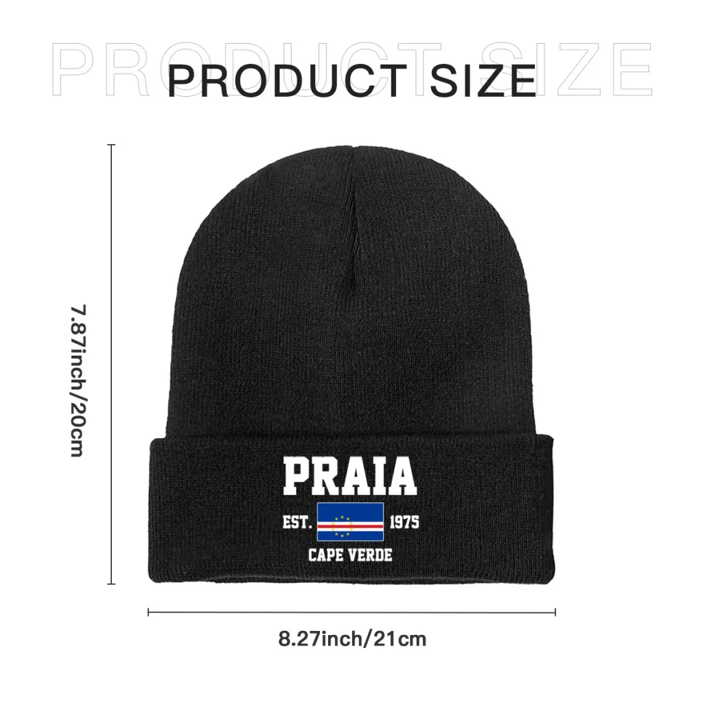 Мужская и женская трикотажная Шапка-бини с принтом в виде искусственной кожи