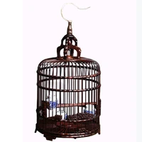 rosewood parrot cage customizable thrush bird cage solid wood large high end rosewood big brother qi ge boutique cage