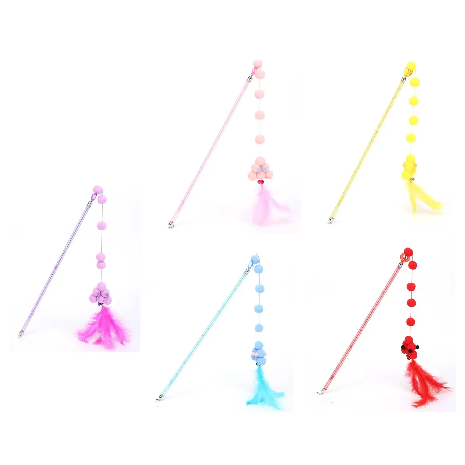 

Игрушка-тизер для кошек, игрушка, товары для домашних животных, Обучающие игрушки, забавная дразнящая палочка для котят, тренажер для игр