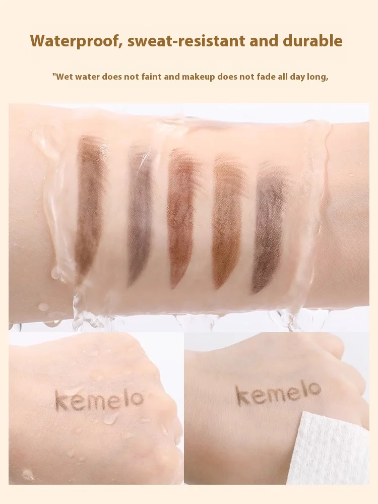 5-цветный двусторонний карандаш для бровей водостойкий макияж долговечный не