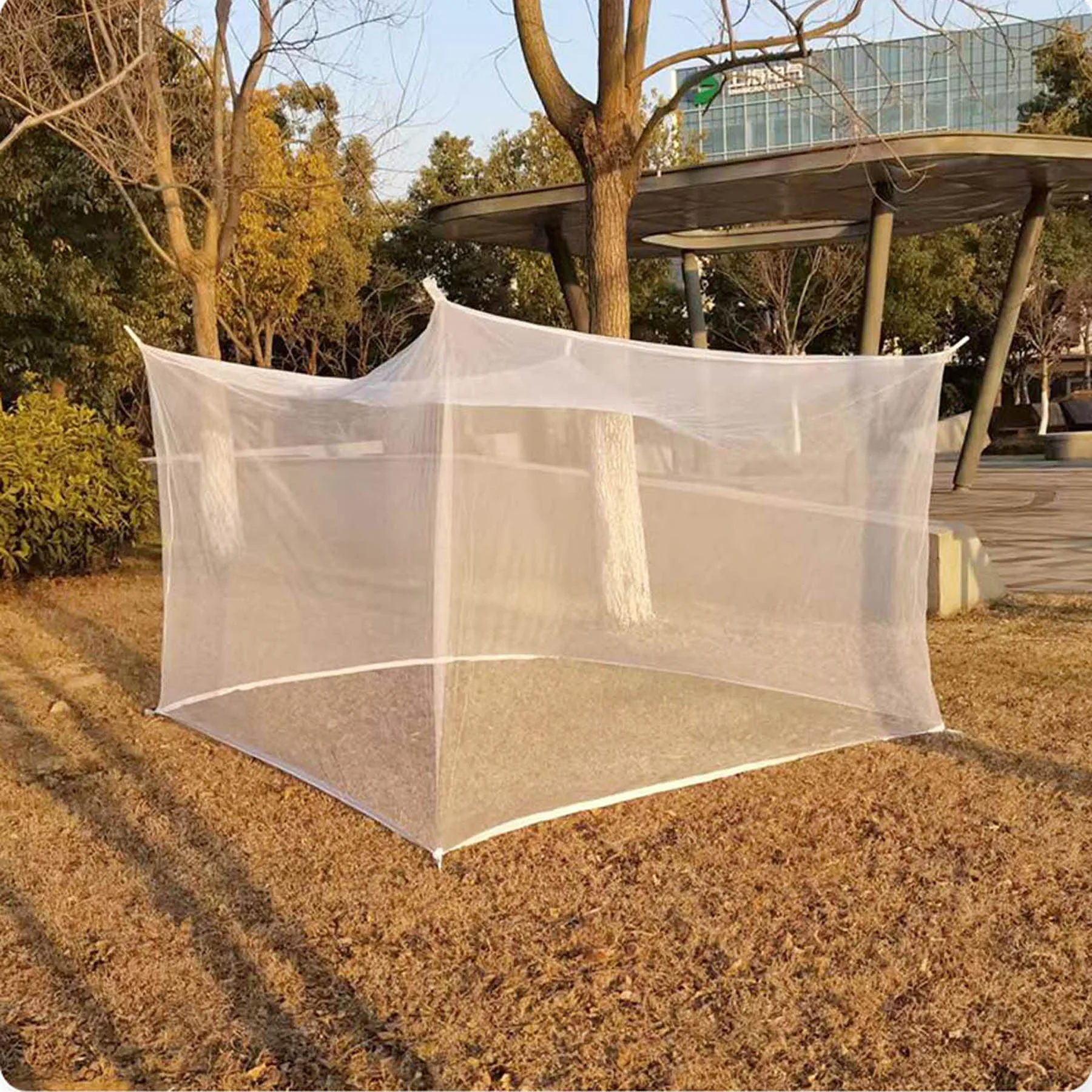 Портативная Москитная Сетка Квадратный Комплект Постельного Белья Для Кемпинга