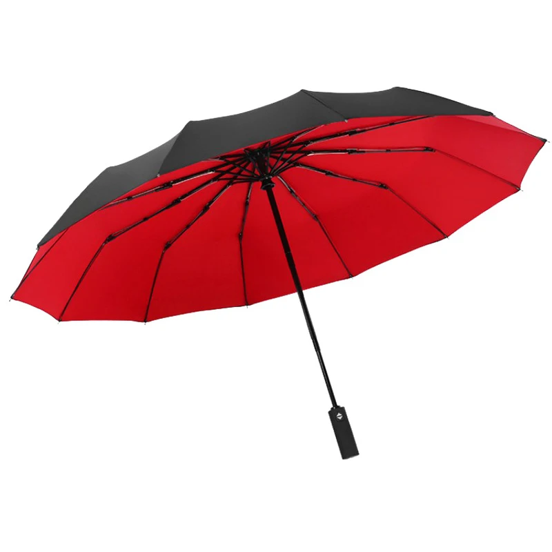 

Windproof Travel Umbrella Compact, Light, Automatic, Strong And Portable Auto Open & Close Folding Backpack Umbrella