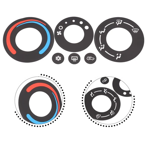 Наклейка для ремонта кнопок 2005-2006 A/C, контроль климата, долговечная, практичная в использовании, неуниверсальная, совершенно новая