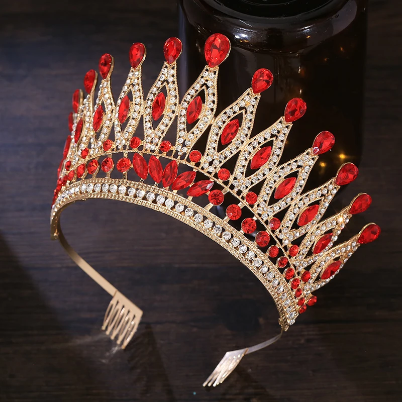 Принцесса в стиле барокко королева гребни корона свадебный головной убор для