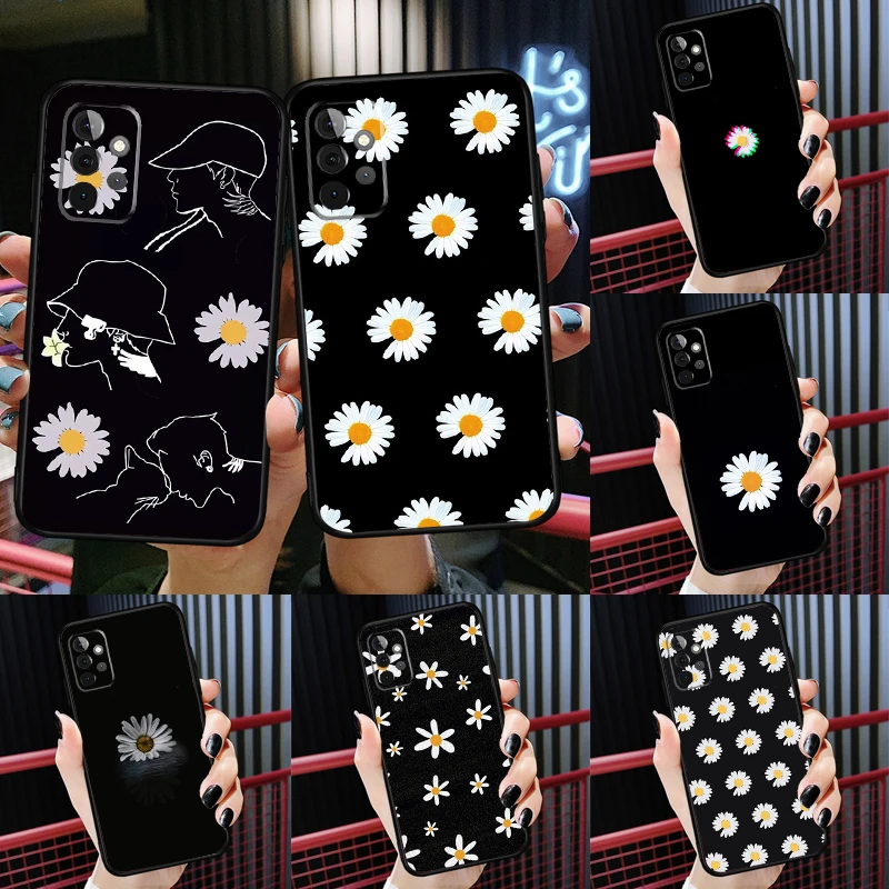 Daisy Flower Cover For Samsung Galaxy A54 A52S A52 A32 A22 A12 A72 A33 A53 A73 A14 A70 A51 A71 Case | Mobile Phone Cases &amp Covers