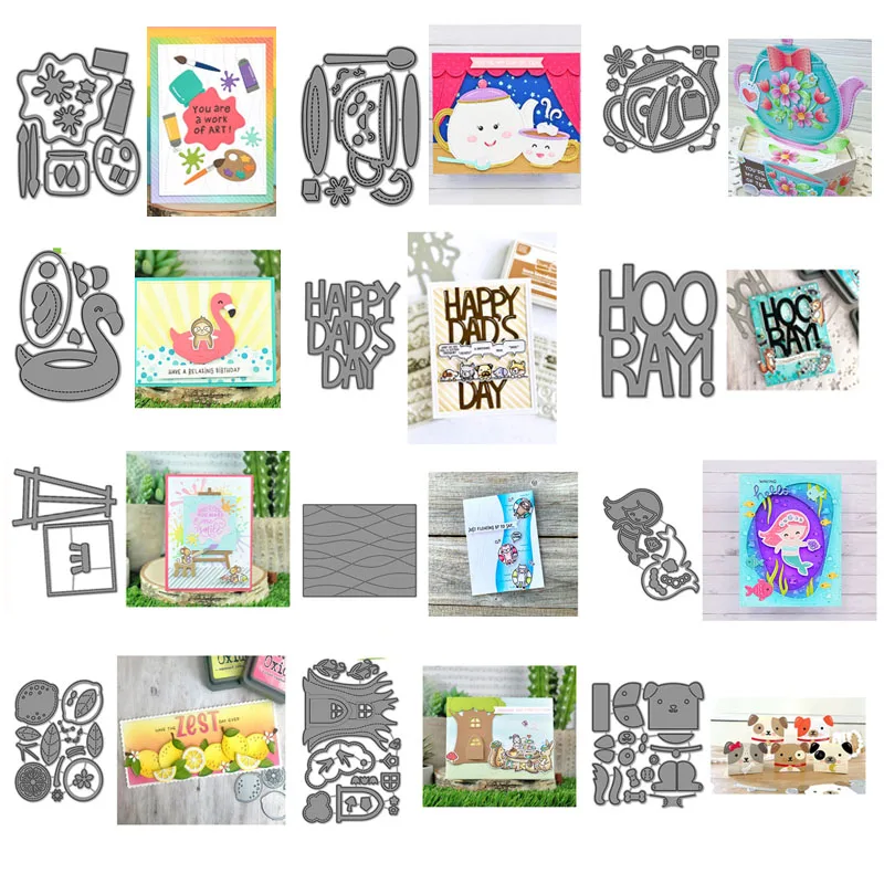 

2023 New Arrivals Metal cutting die for scrapbook diy card craft Photo album decoration process die craft dies Set Mold