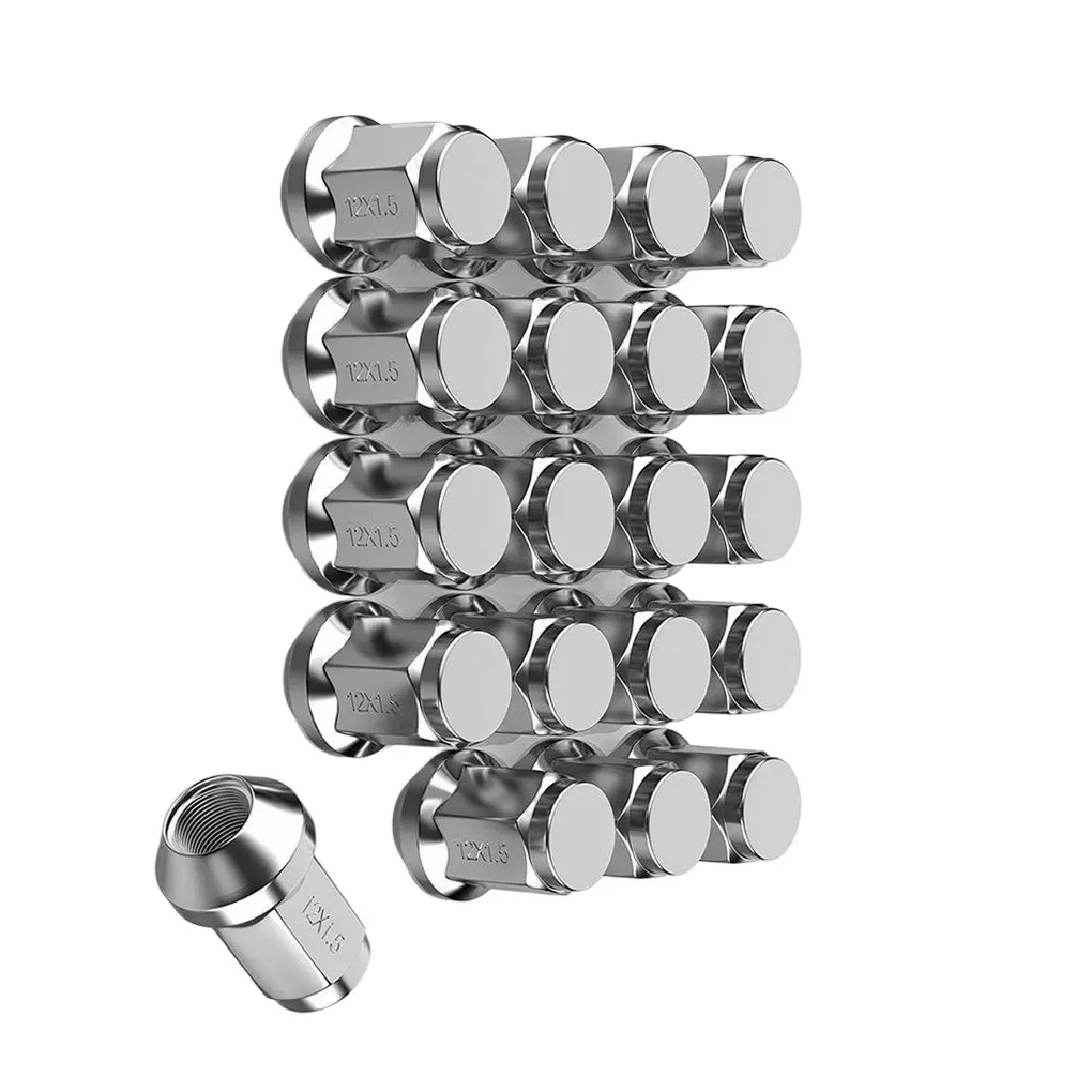 

20 Pieces Wheel Lug Nut Tire Screw Cap Protector Assorted Kit Accessories