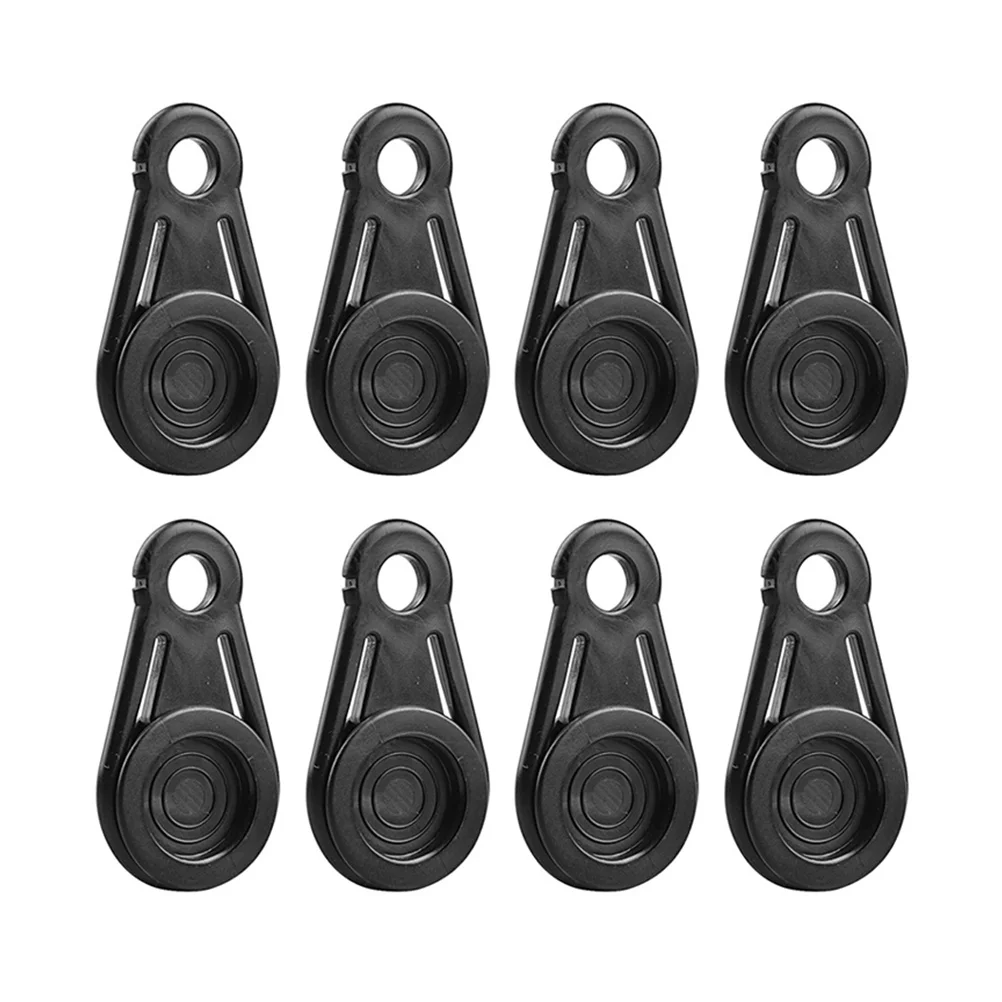 

8 Pcs Disc Buckle Tarp Grabbers Tent Awning Trap Clips Water Proof Fixing Plastic Clamps