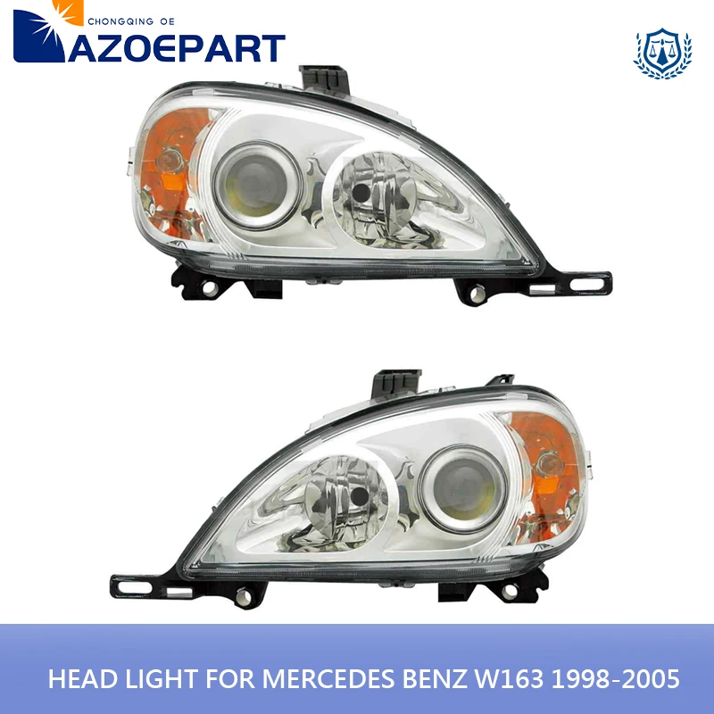 

Headlight Head Light for Benz M-CLASS W163 ML55 AMG ML230 ML350 ML400 ML500 1998 1999 2000 2001 2002 2003 2004 2005